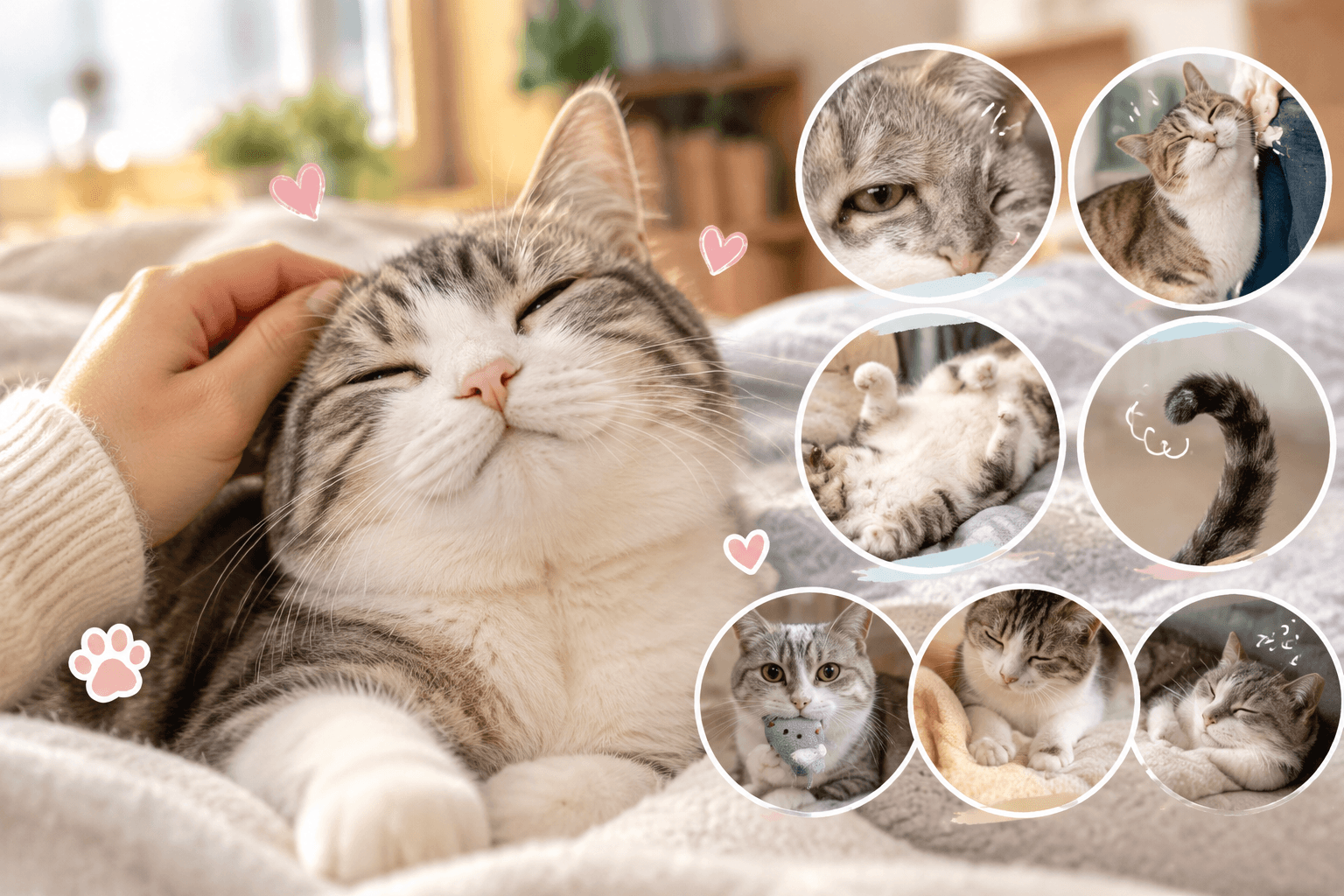 读懂猫咪的7种示爱方式